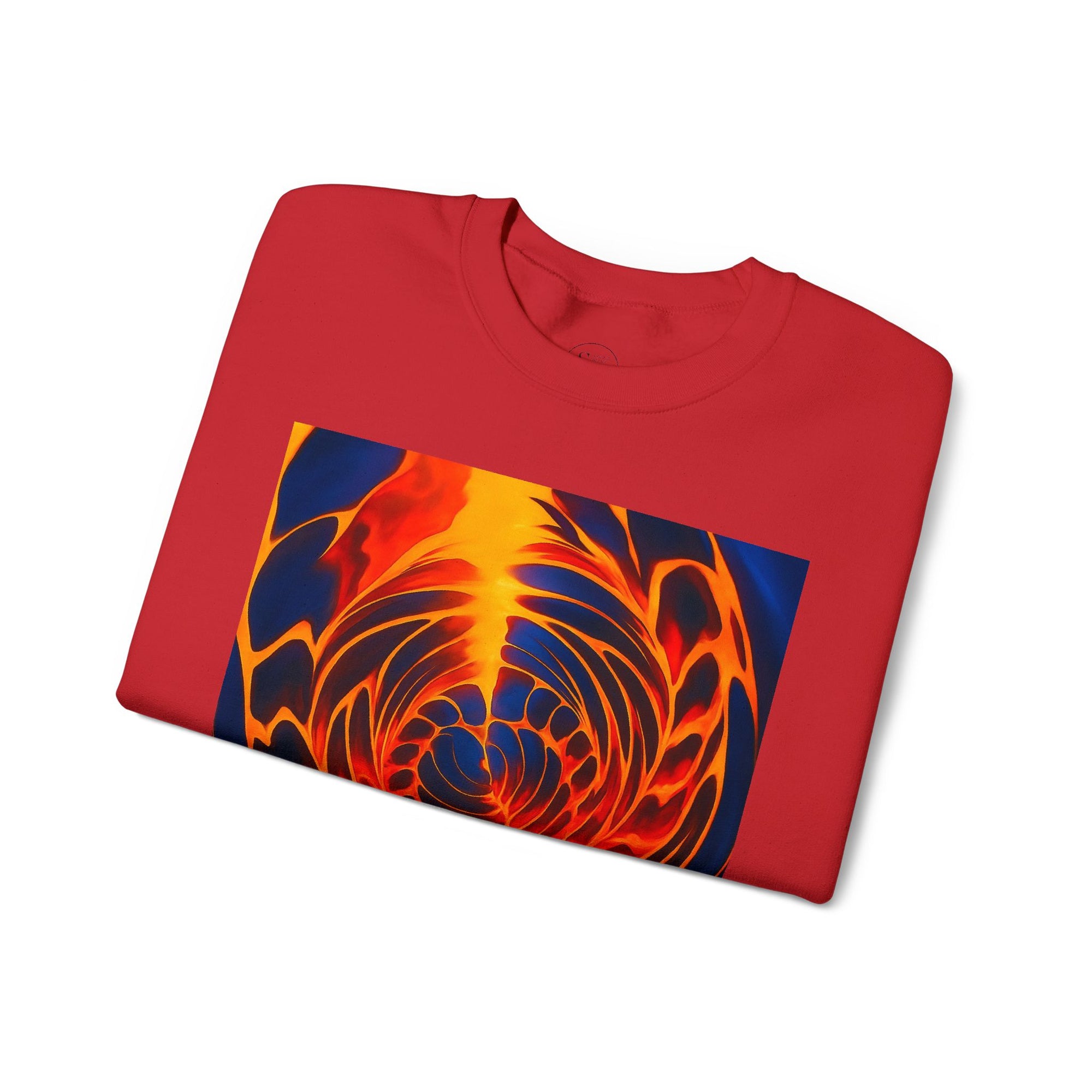 Colorful Swirl Art Sweatshirt | Unisex Graphic Crewneck