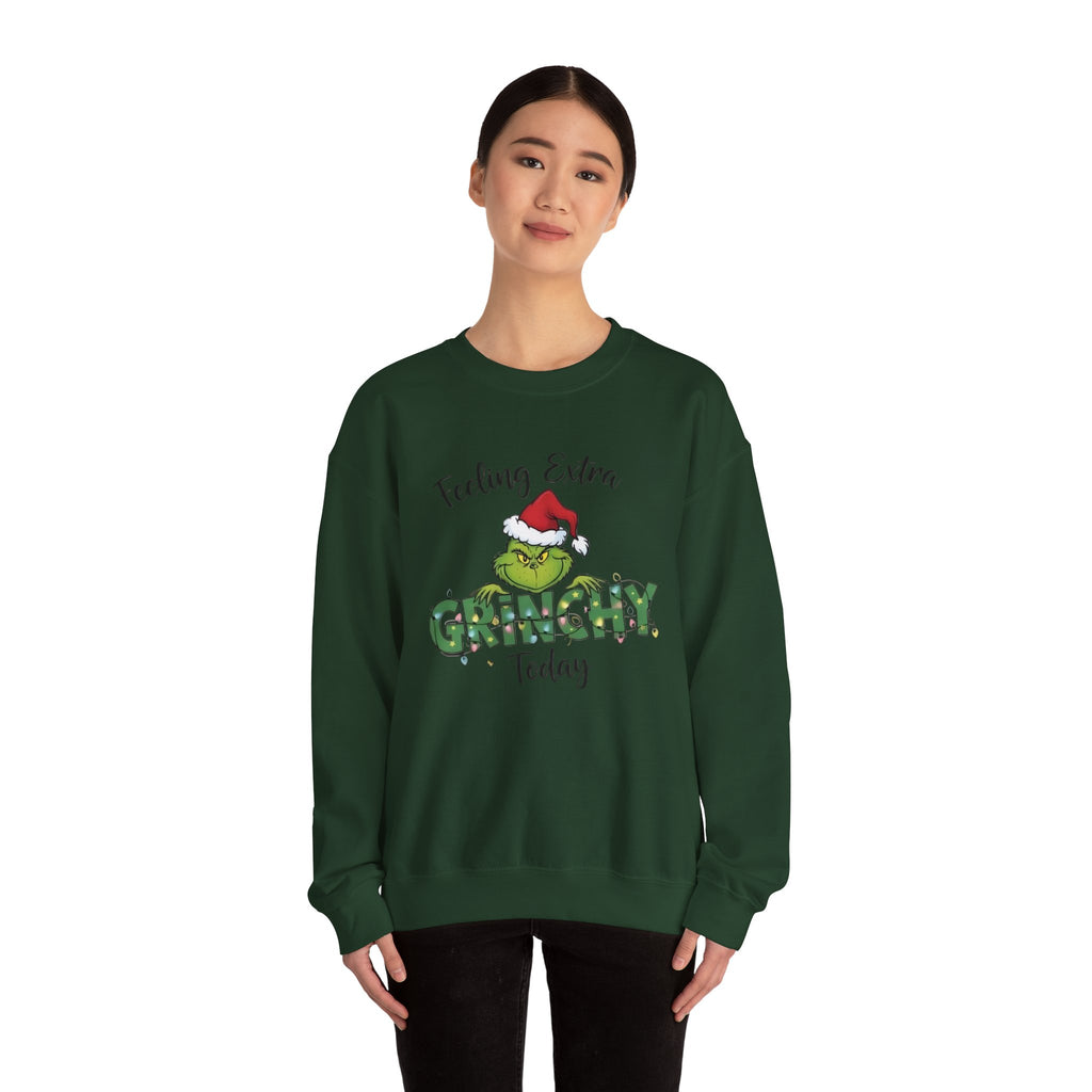 Grinch Christmas Crewneck | Funny Cozy Sweatshirt