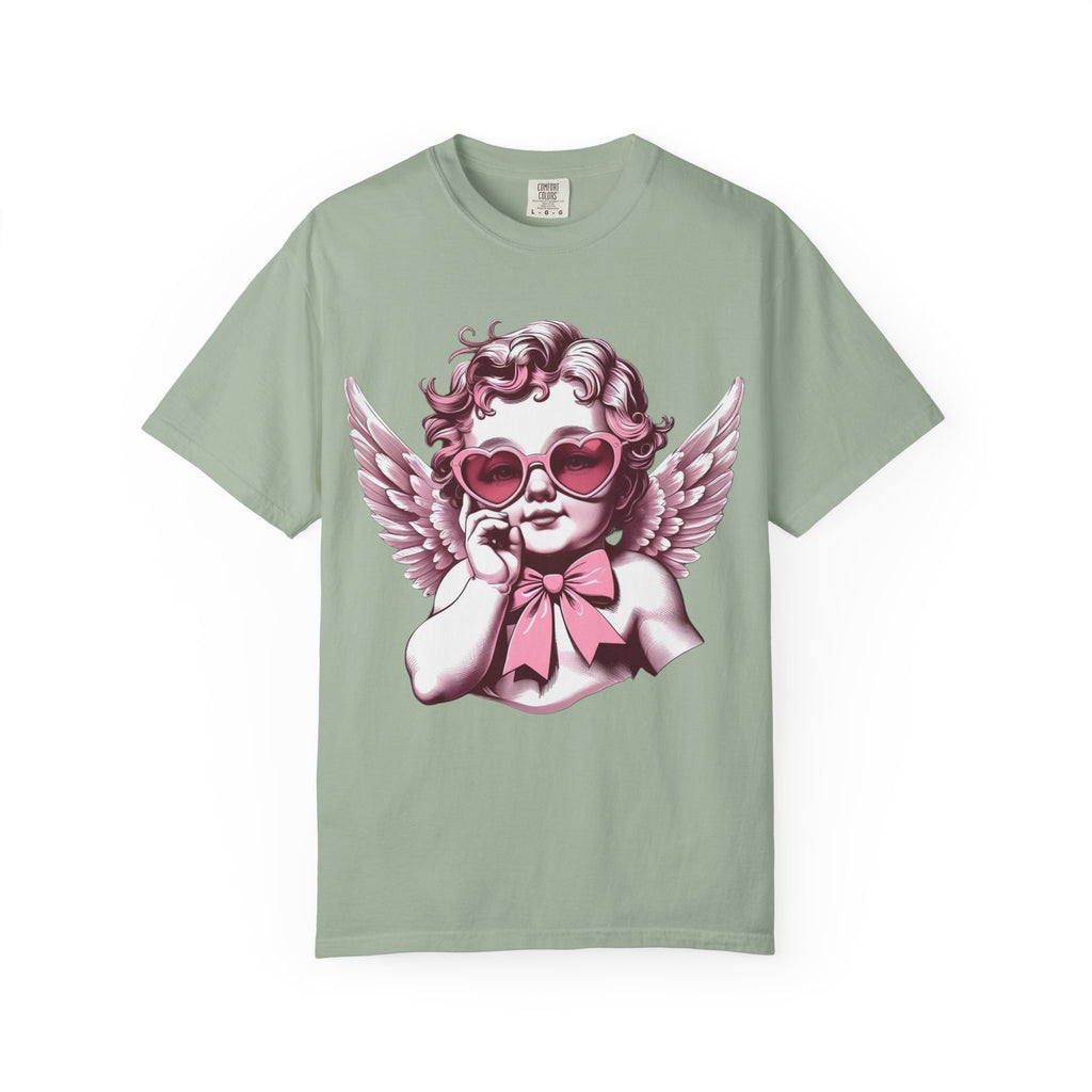 Cherub Heart Sunglasses T-Shirt | Cute Cupid Valentine Tee