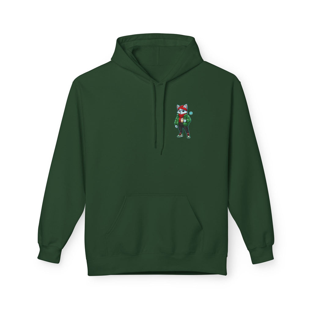 Cyber Wolf Gamer Hoodie | Cozy Christmas Sweatshirt