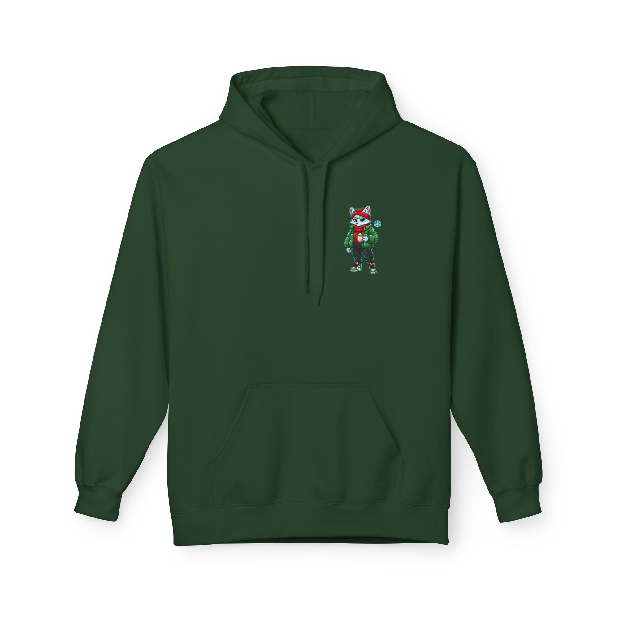 Cyber Wolf Gamer Hoodie | Cozy Christmas Sweatshirt