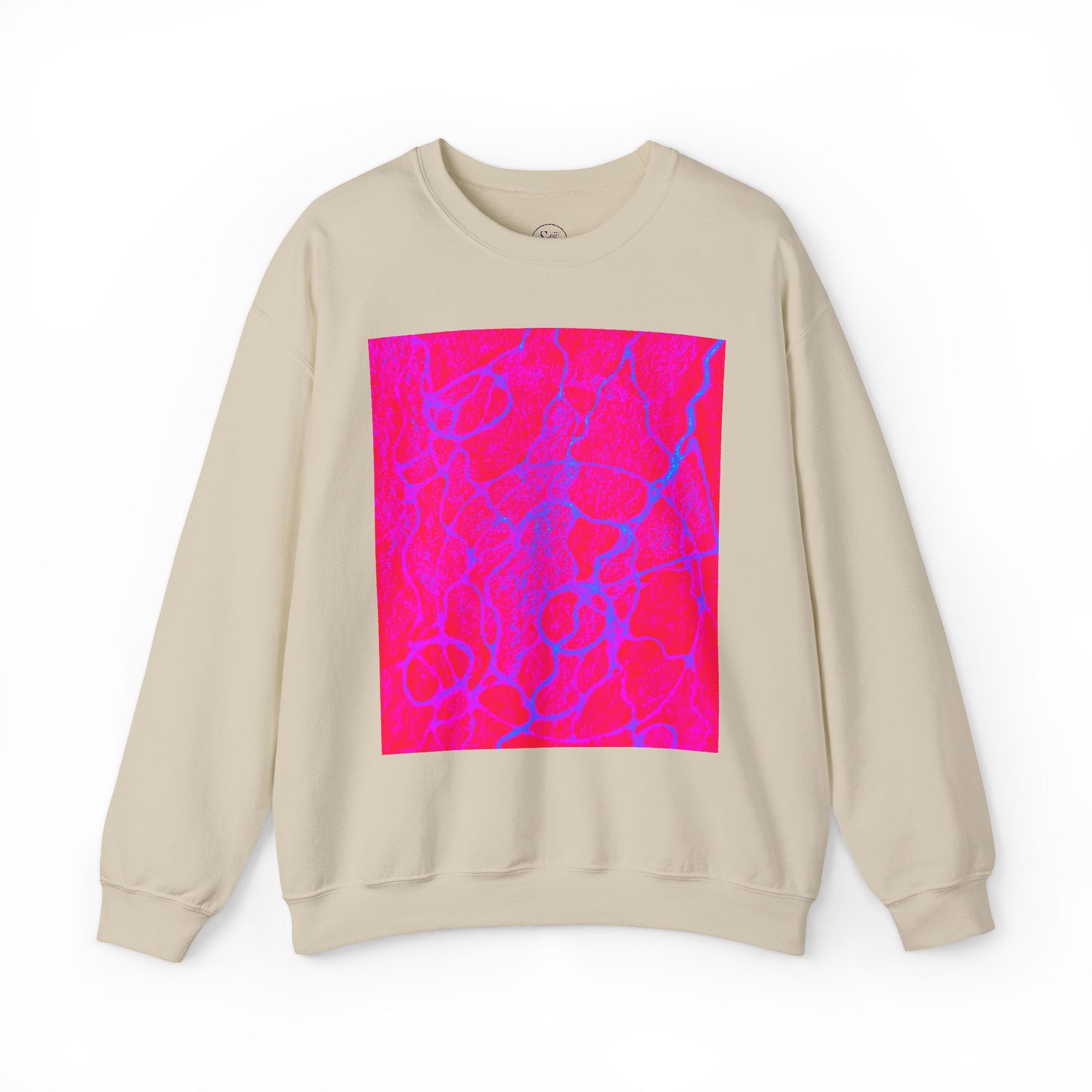 Vibrant Abstract Crewneck Sweatshirt | Cozy Unisex Pullover
