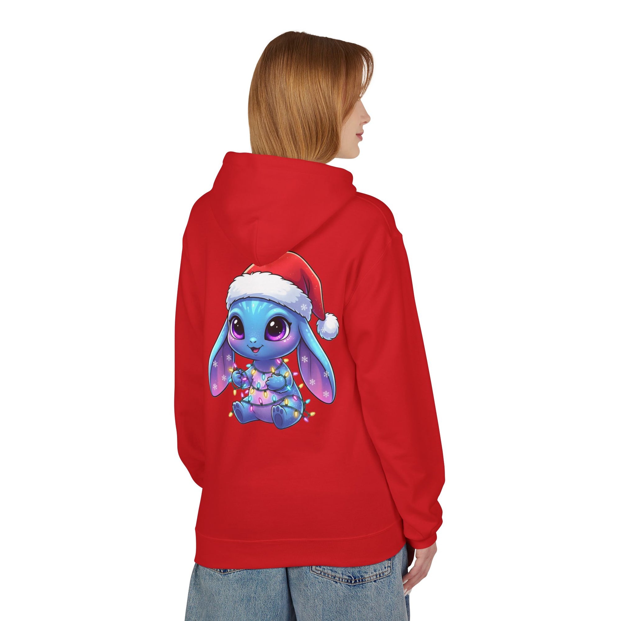 Cute Alien Christmas Hoodie | Blue Monster Holiday Sweatshirt | Fun Unique Gift