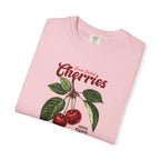 Cherry Vintage Tee — "Fresh Picked Cherries: Sweet & Juicy" Graphic T-Shirt