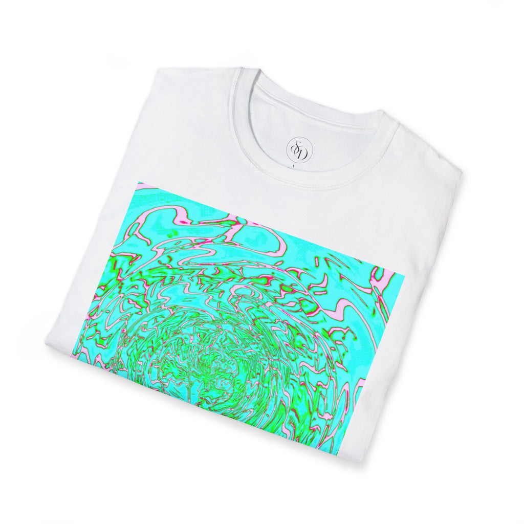 Green Abstract Neuro-Art T-Shirt | Soft Unisex Cotton Tee
