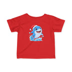 Christmas Shark Kids T-Shirt | Cute Ocean Animal Holiday Tee for Toddlers