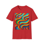 Colorful Swirl T-Shirt | Vibrant Retro Wave Tee
