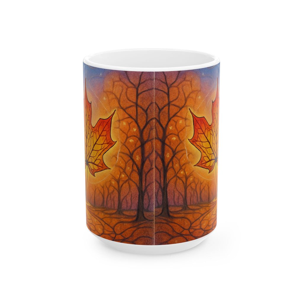 Autumn Leaves Mug | Cozy Fall Coffee Cup | Seasonal Gift