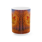 Autumn Leaves Mug | Cozy Fall Coffee Cup | Seasonal Gift