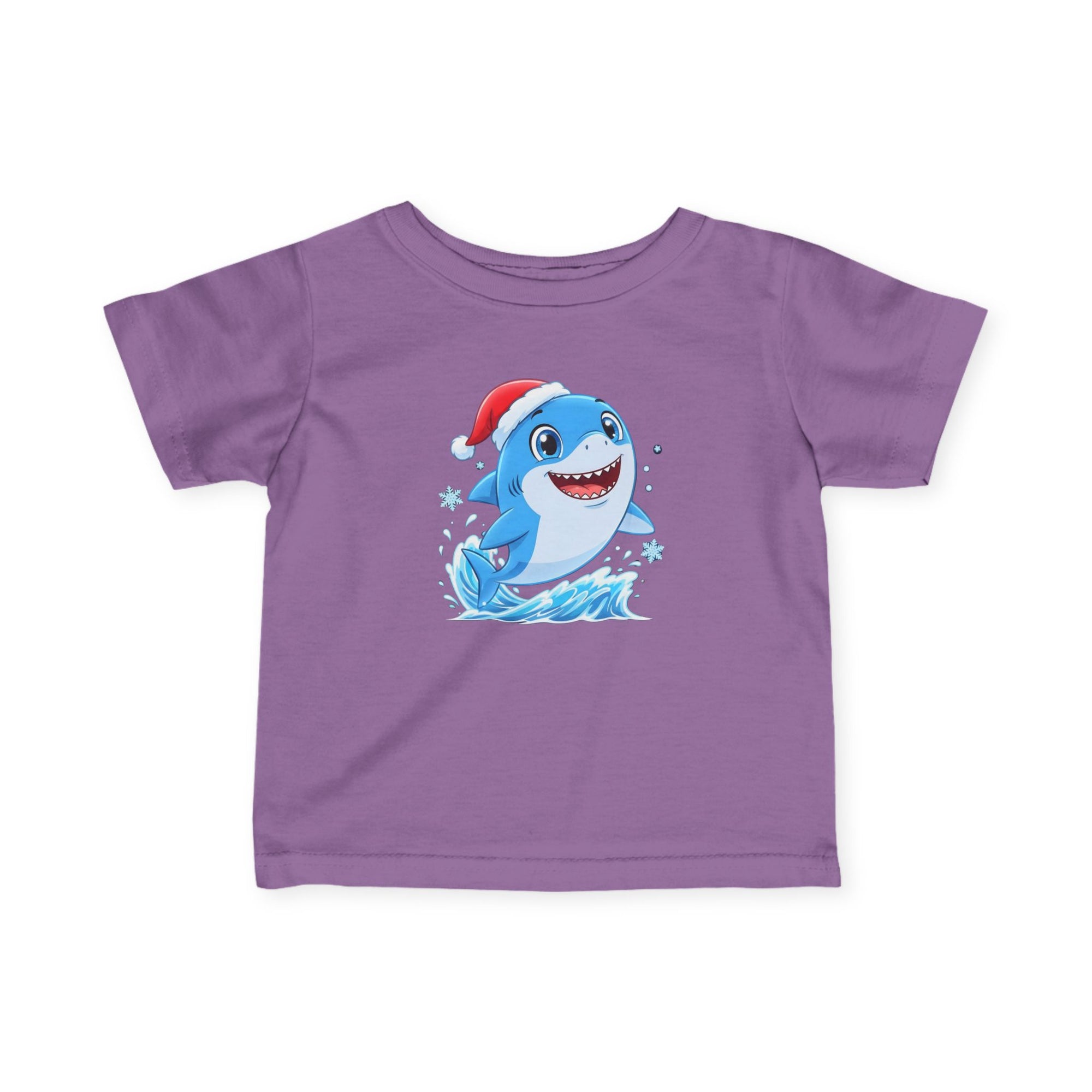 Christmas Shark Kids T-Shirt | Cute Ocean Animal Holiday Tee for Toddlers
