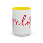 Romantic Bow Mug | Cute Valentine Coffee Cup | Coquette Style Gift
