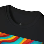 Colorful Swirl T-Shirt | Vibrant Retro Wave Tee