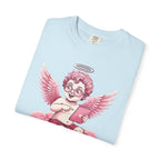 Pink Cherub Graphic T-Shirt | Vintage Cupid Art, Unisex Cotton Tee