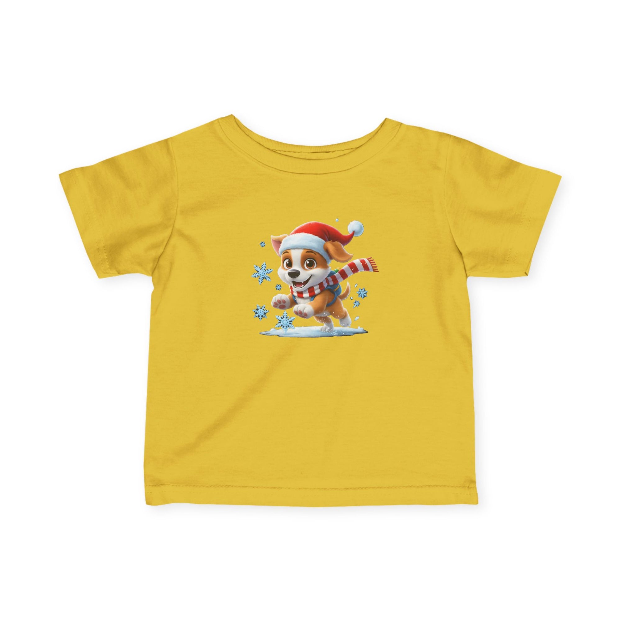 Puppy Christmas Toddler T-Shirt | Dog Lover Holiday Shirt | Soft Baby Gift Idea