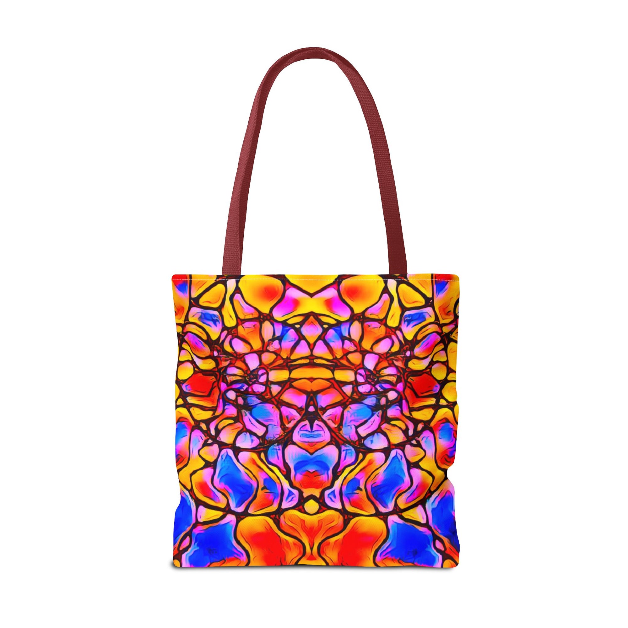 Colorful Abstract Tote Bag | Vibrant Art Shopper