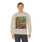 Colorful Swirl Sweatshirt | Cozy Unisex Crewneck