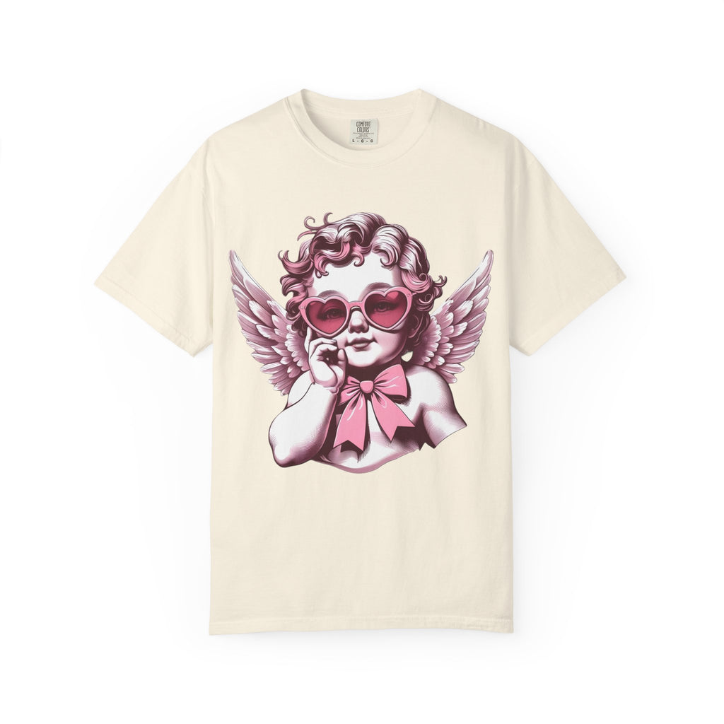 Cherub Heart Sunglasses T-Shirt | Cute Cupid Valentine Tee