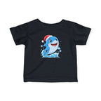 Christmas Shark Kids T-Shirt | Cute Ocean Animal Holiday Tee for Toddlers