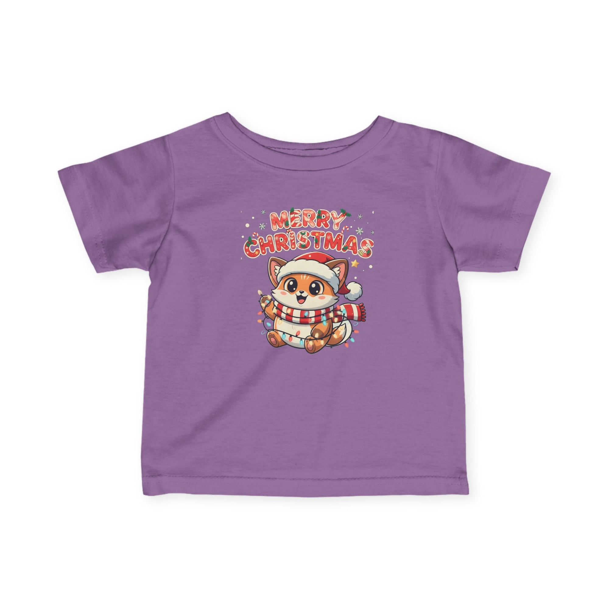 Christmas Squirrel Kids T-Shirt | Cute Woodland Animal Holiday Tee for Toddlers