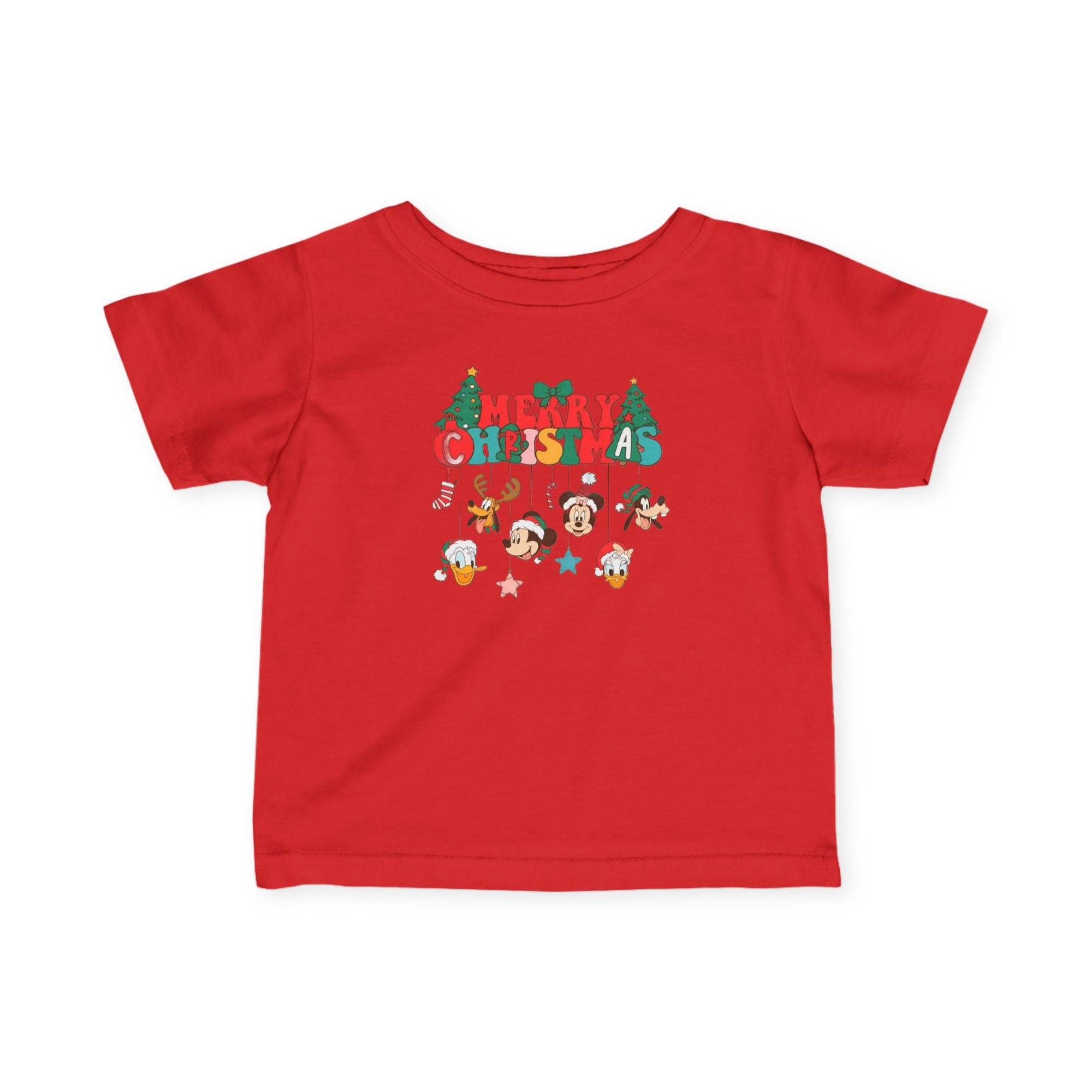 Christmas Woodland Animals Kids T-Shirt | Cute Holiday Tee for Toddlers