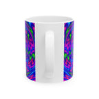 Psychedelic Spiral Mug | Trippy Swirl Coffee Cup | Retro Art Gift