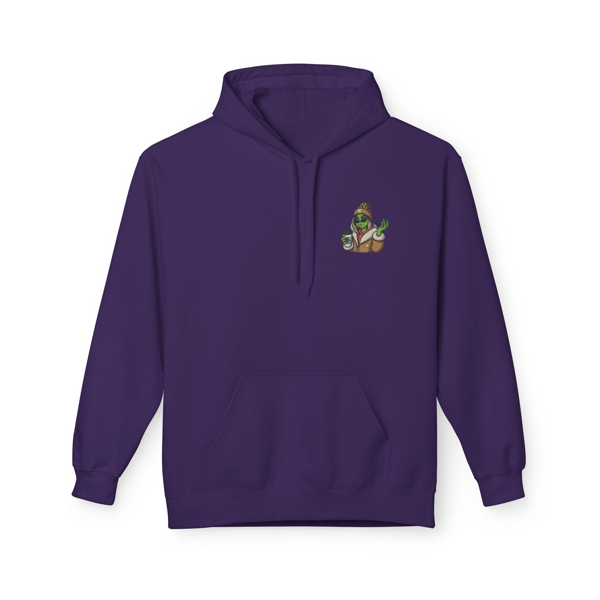 Grinch Girl Coffee Hoodie | Funny Christmas Sweatshirt