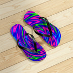 Tie-Dye Flip Flops | Colorful Summer Sandals | Beach Vacation Style