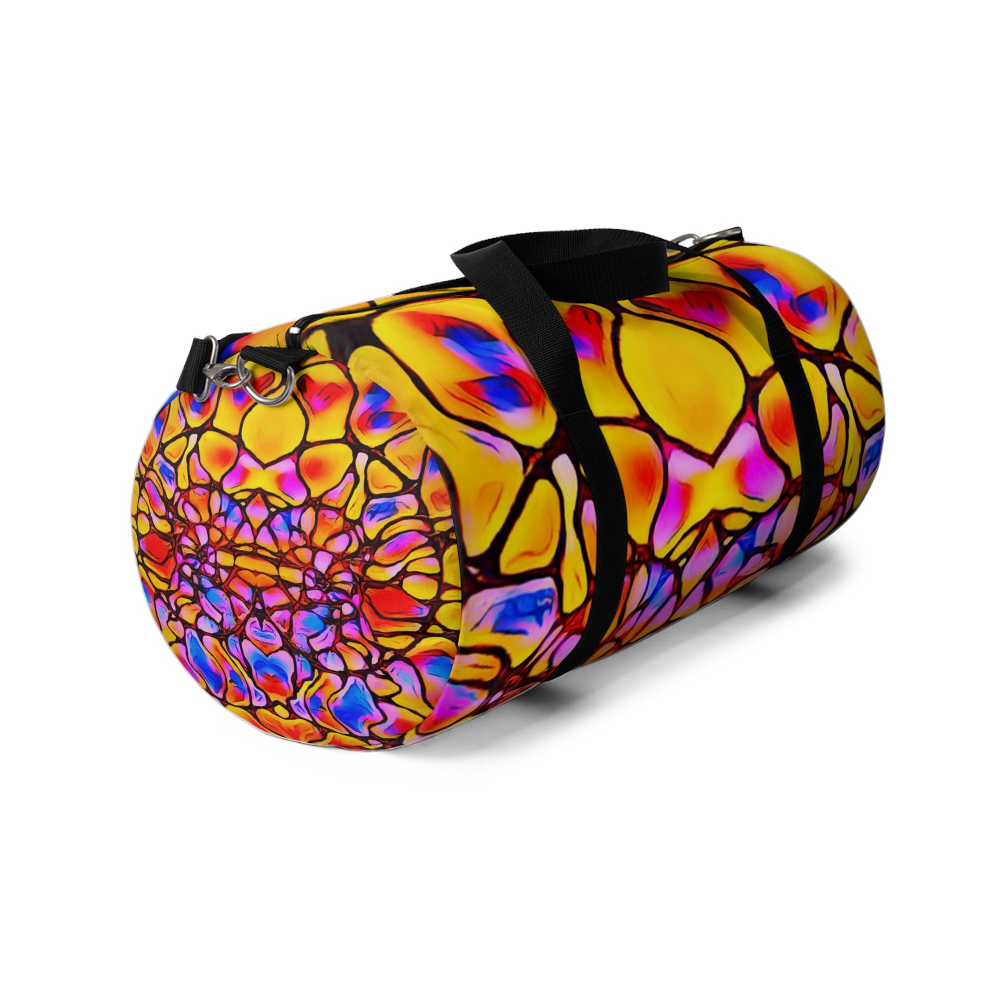 Vibrant Pattern Duffel Bag Colorful Travel and Gym Bag Sporty Weekend Tote Lively Workout Bag Unique Gift for Her or Fitness Lovers