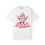 Pink Cherub Graphic T-Shirt | Vintage Cupid Art, Unisex Cotton Tee