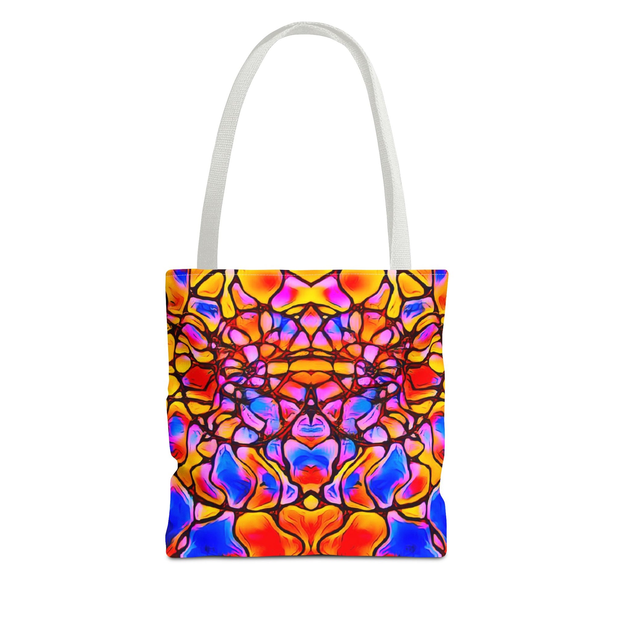 Colorful Abstract Tote Bag | Vibrant Art Shopper
