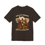 Christian Warrior T-Shirt | God Is My Strength & Protection | Faith Shirt