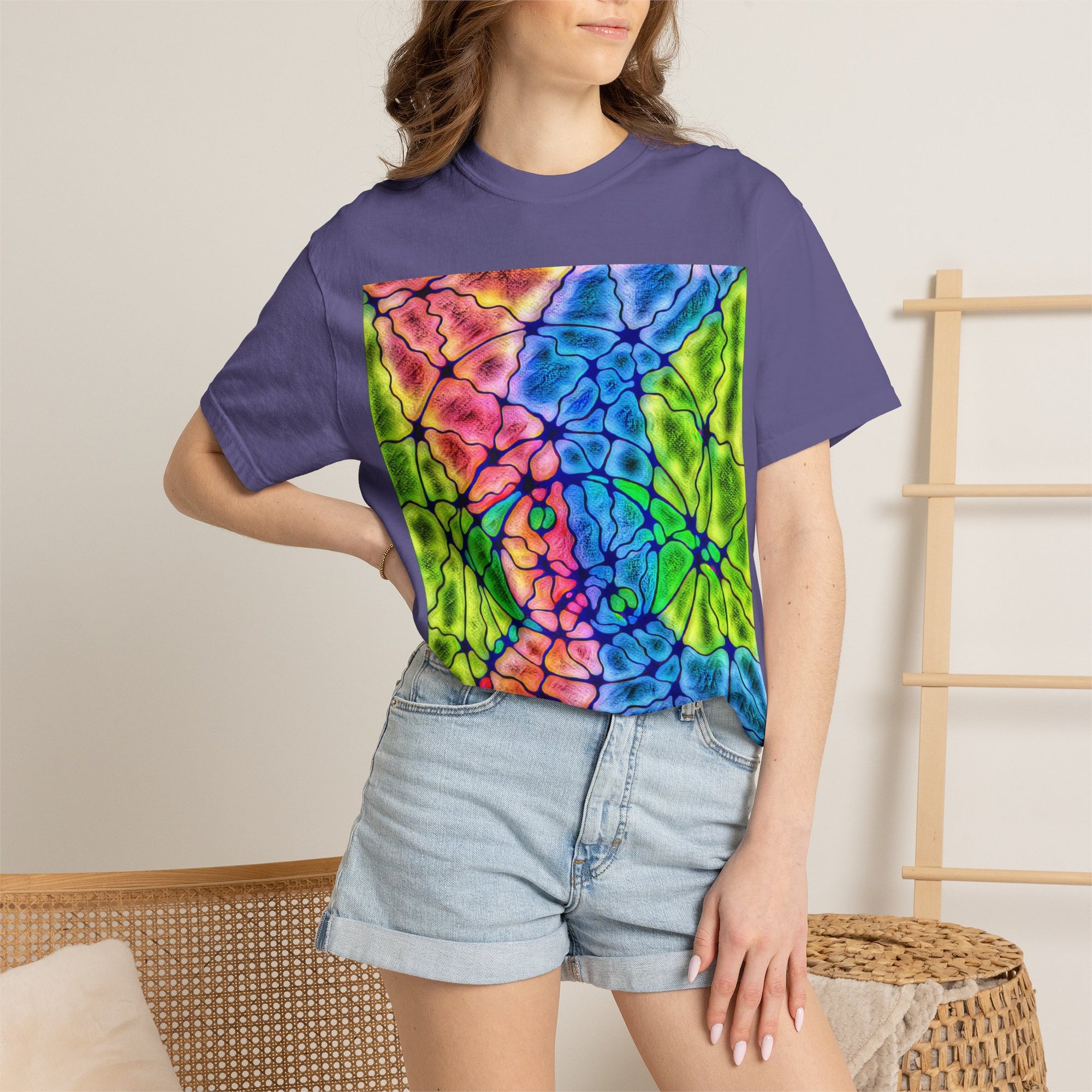 Colorful Tie Dye T-Shirt | Bright Abstract Pattern Tee