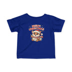 Christmas Squirrel Kids T-Shirt | Cute Woodland Animal Holiday Tee for Toddlers