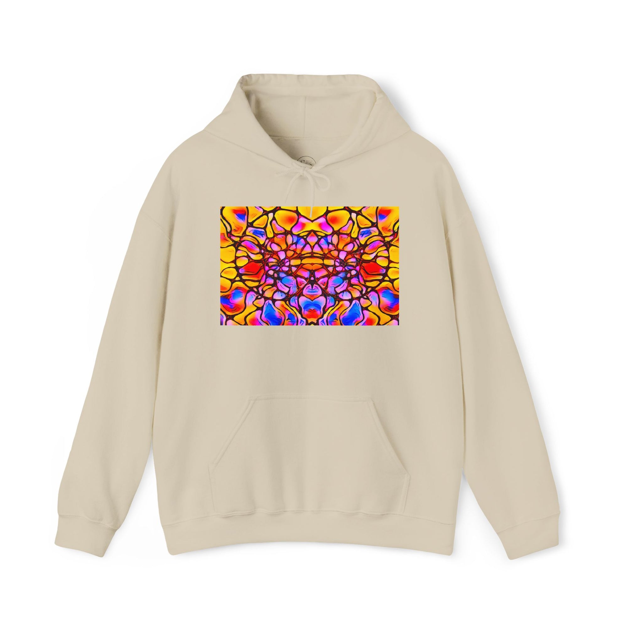 Colorful Abstract Unisex Hoodie | Bold Artistic Pullover