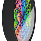Abstract Wall Clock | Colorful Modern Clock | Artistic Home Decor