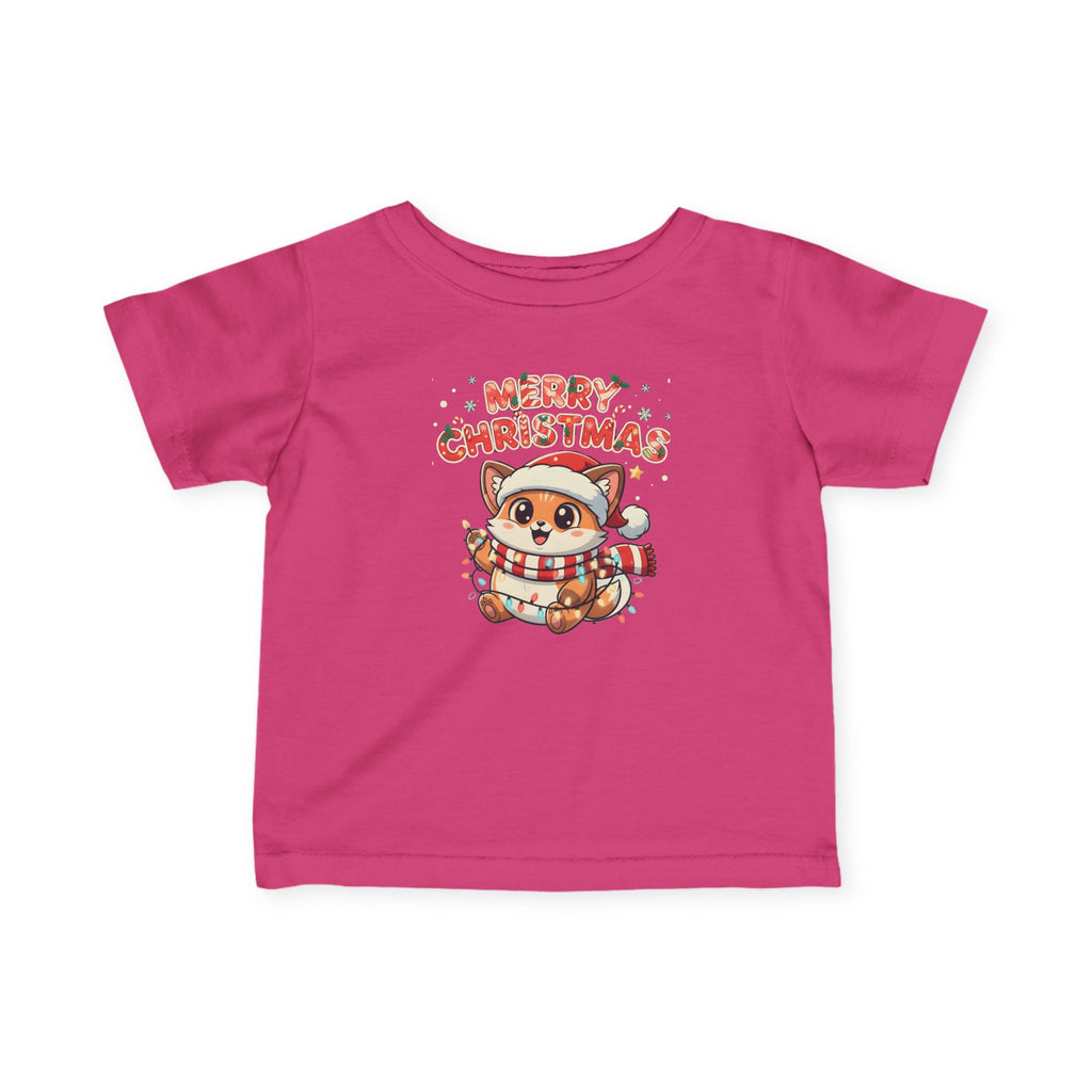 Christmas Squirrel Kids T-Shirt | Cute Woodland Animal Holiday Tee for Toddlers