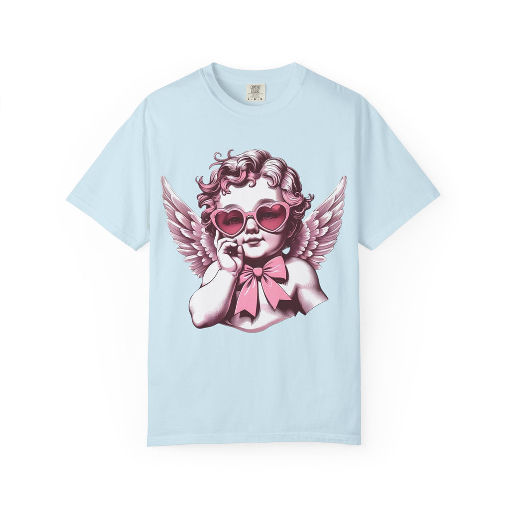 Cherub Heart Sunglasses T-Shirt | Cute Cupid Valentine Tee