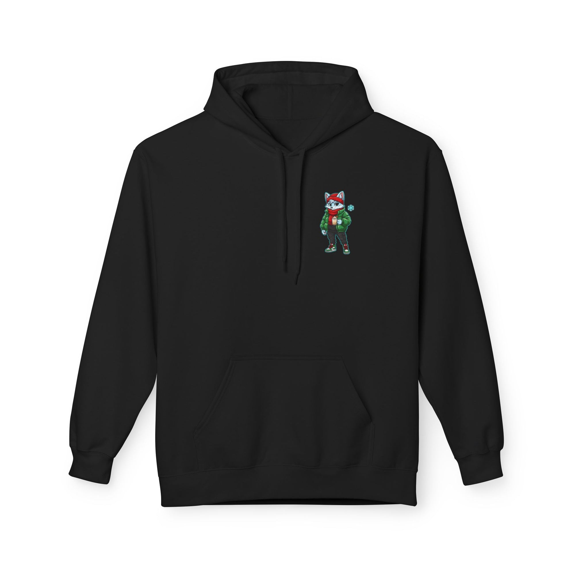 Cyber Wolf Gamer Hoodie | Cozy Christmas Sweatshirt