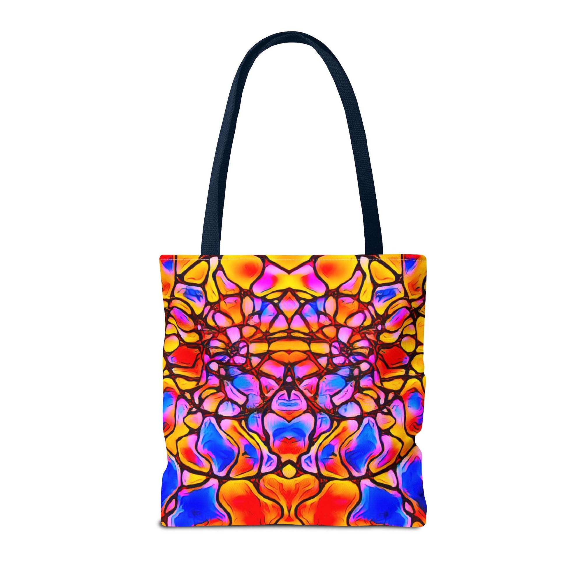 Colorful Abstract Tote Bag | Vibrant Art Shopper