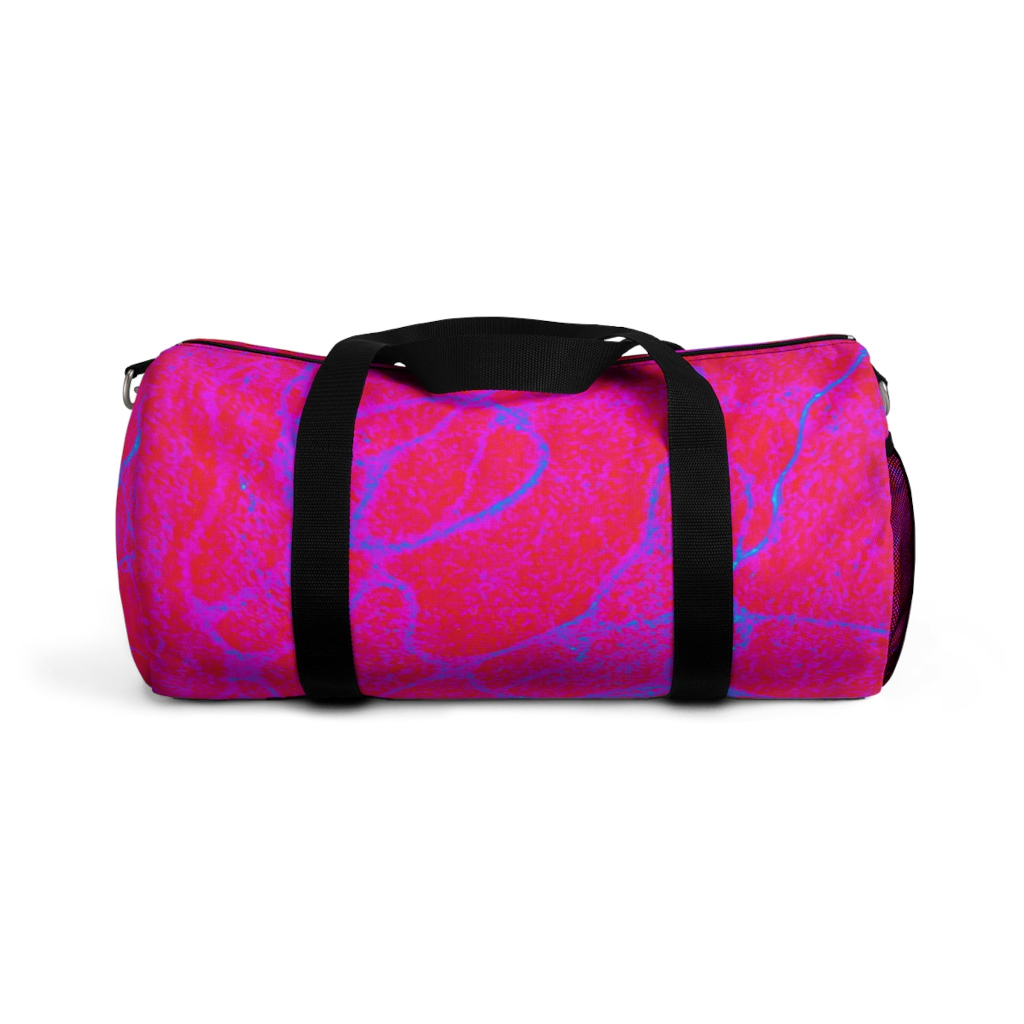 Vibrant Pink Pattern Duffel Bag | Colorful Gym, Travel Tote | Stylish Sport & Weekend Luggage