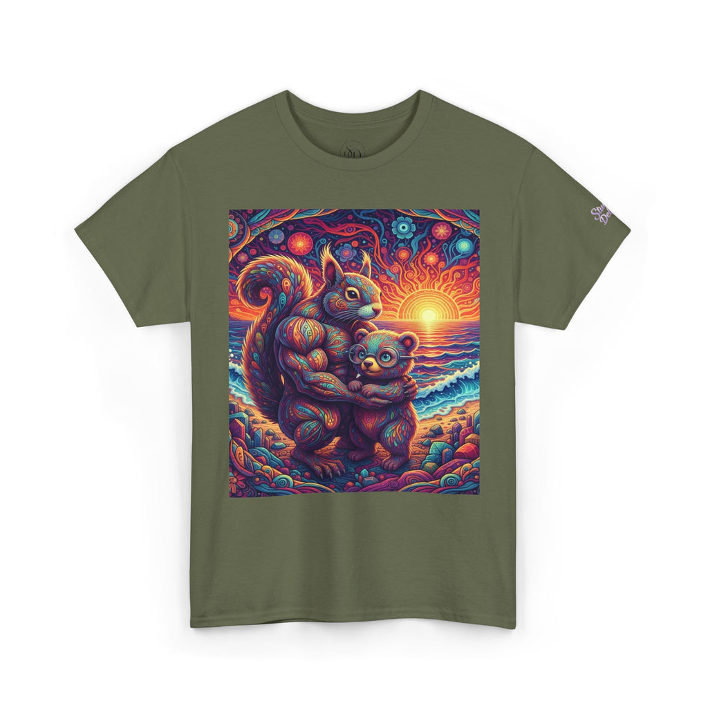 Colorful Sunset Graphic Tee | Vibrant Artistic Shirt Unisex | Unique Fantasy Design Gift