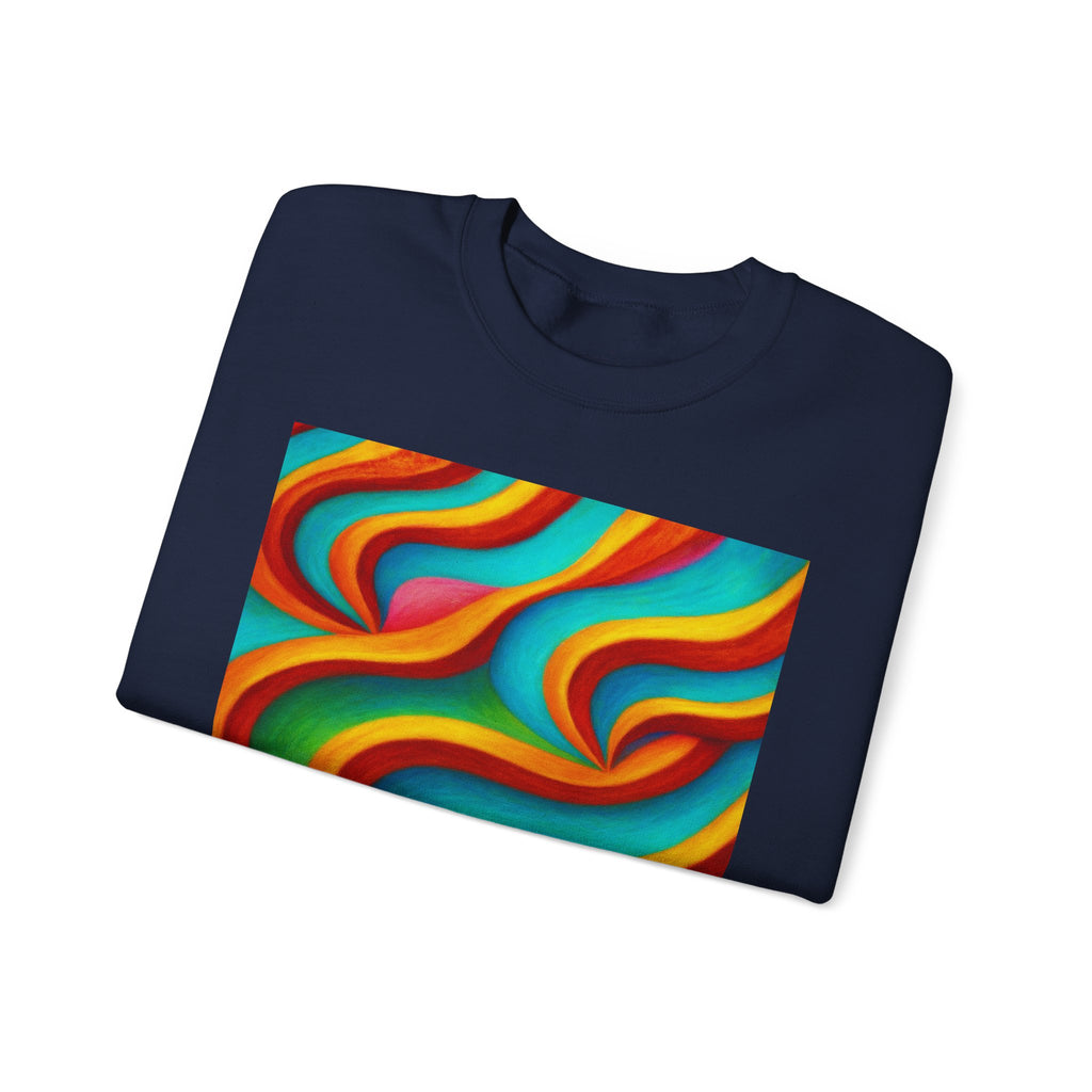 Colorful Swirl Sweatshirt | Cozy Unisex Crewneck