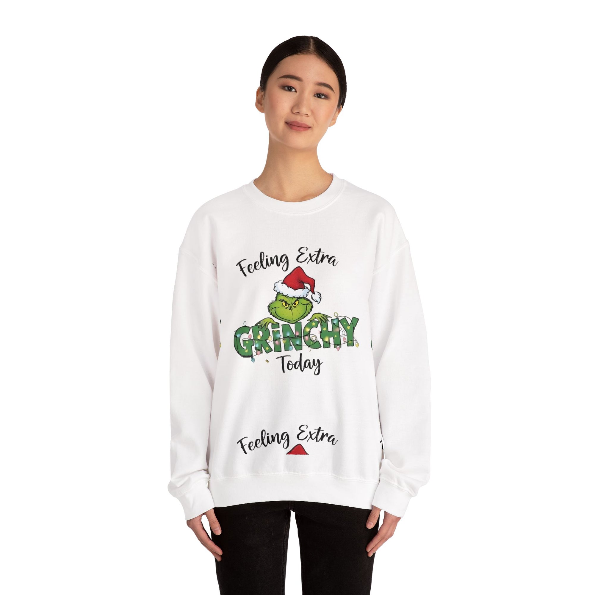 Grinch Christmas Crewneck | Funny Cozy Holiday Sweatshirt