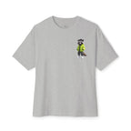 Raccoon Streetwear Tee — Cool Green Puffer Jacket Graphic Shirt