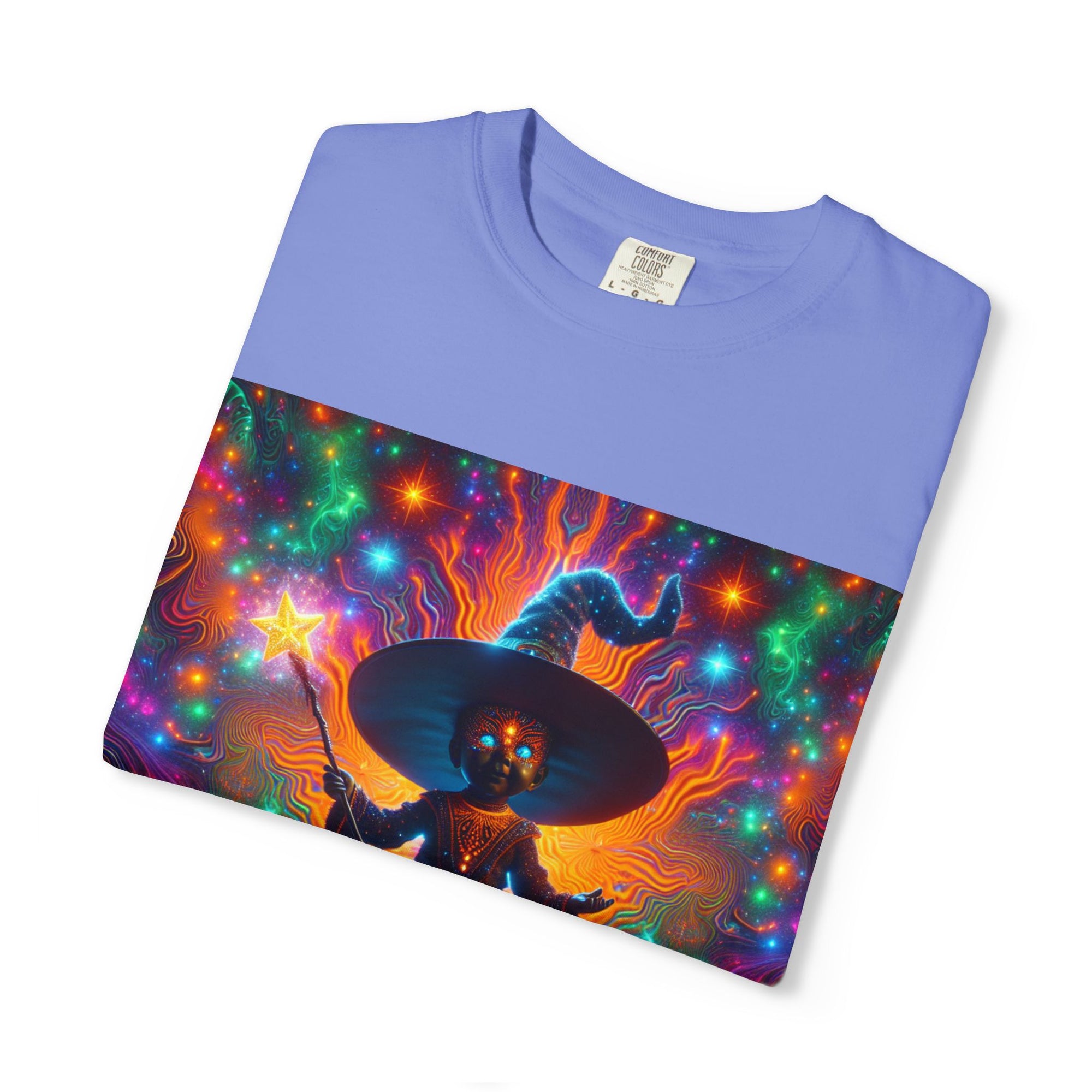 Vibrant Halloween Witch T-shirt, Unisex Casual Tee for Fall, Trick or Treat Gift, Spooky Party Wear, Witchy Style Clothing