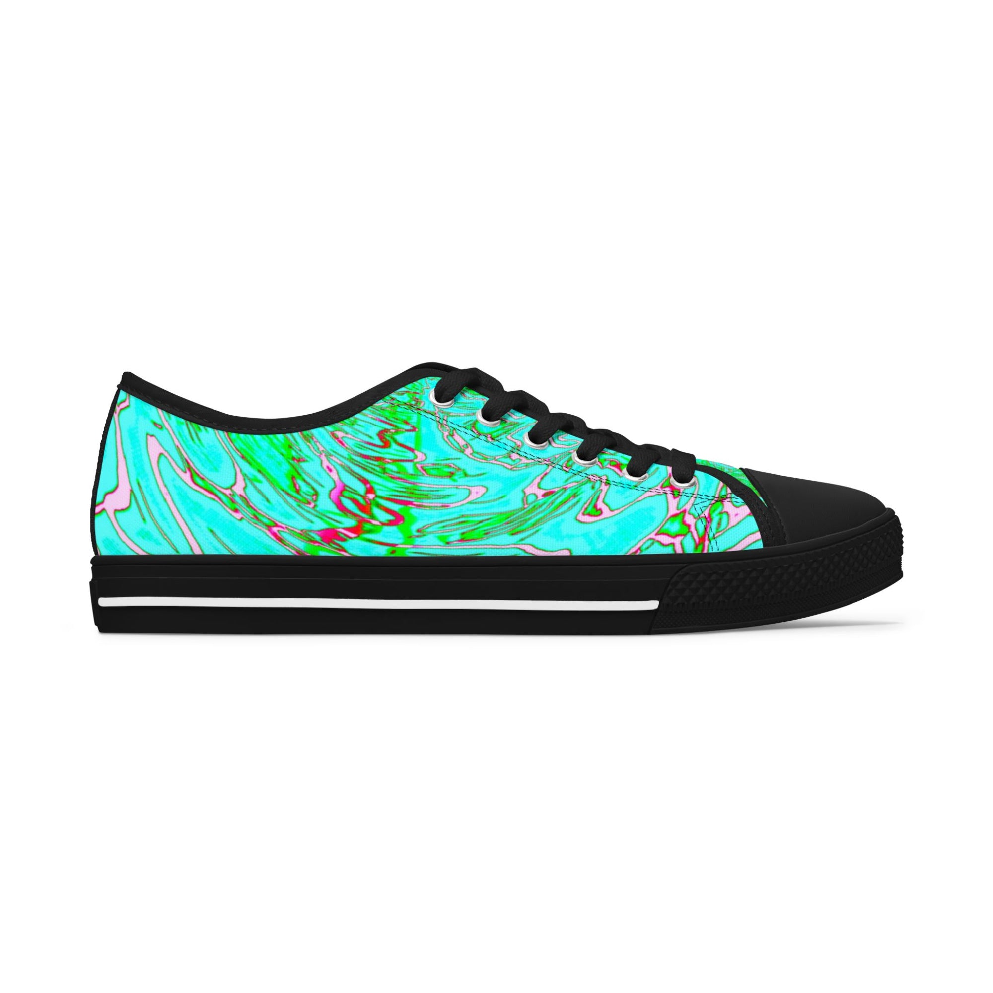 Vibrant Low Top Sneakers: Colorful Women's Casual Shoes