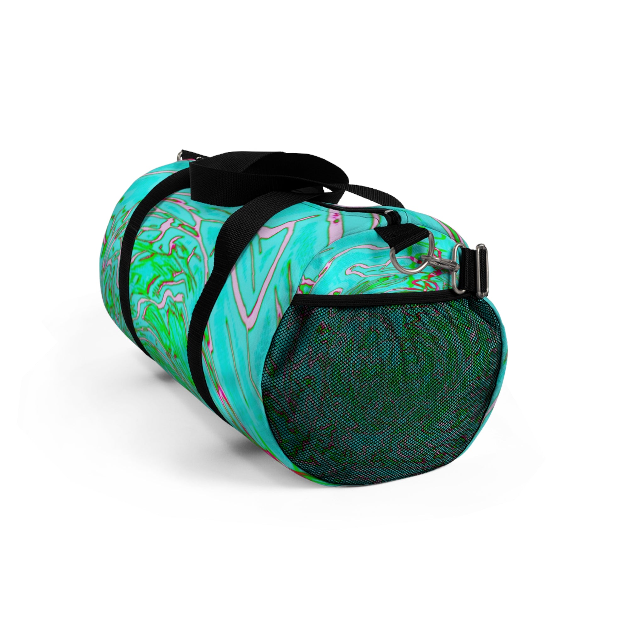 Green Swirl Duffel Bag | Minimal Gym & Travel Bag