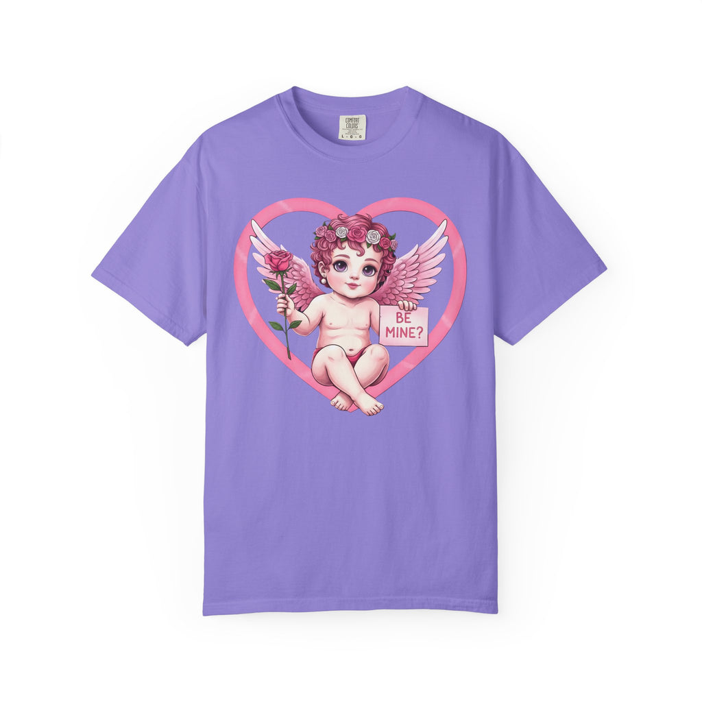 Cherub Graphic T-Shirt | Pink Cupid Heart Art Unisex Cotton Tee