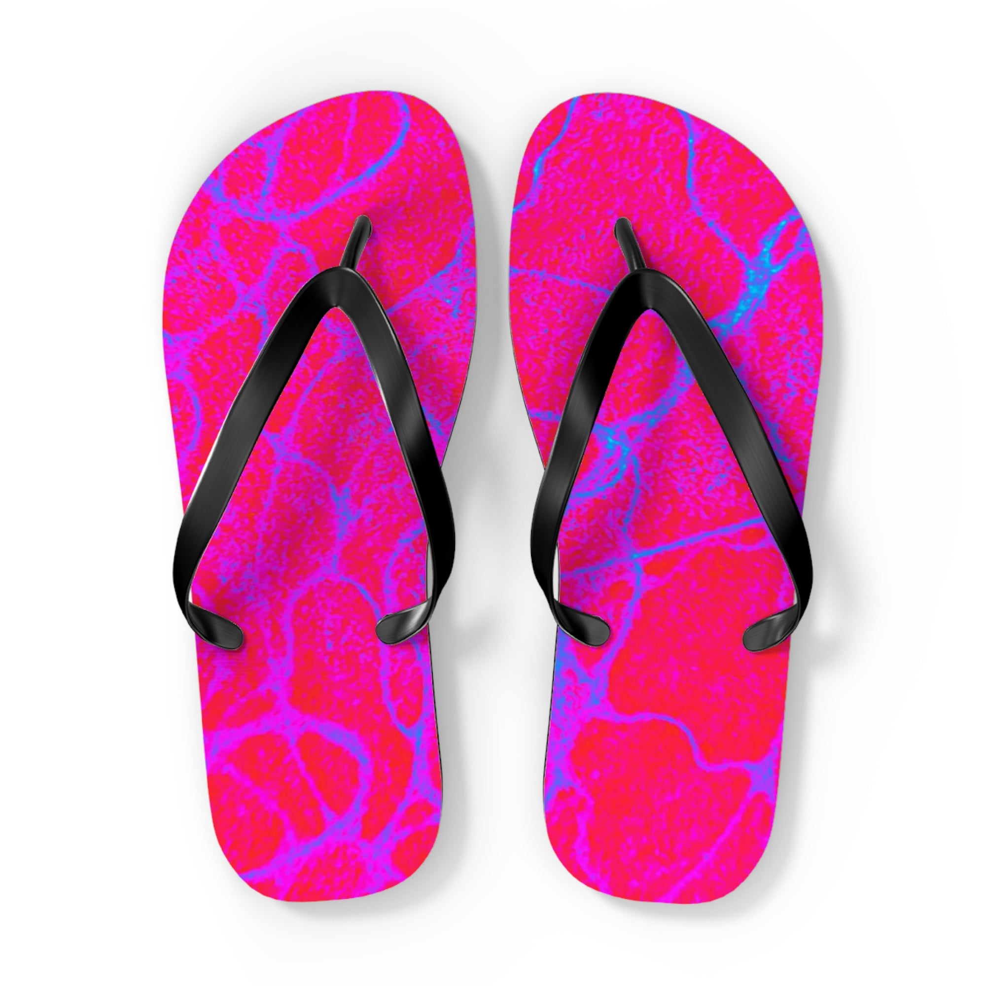 Vibrant Beach Flip Flops | Colorful Summer Sandals