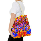 Colorful Abstract Tote Bag | Vibrant Art Shopper